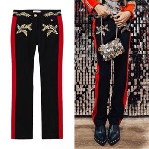 Rabanne x H&M Embroidered Wool Pants Size:4